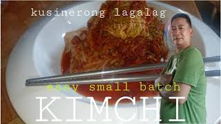 Kimchi/Easy Small Batch Kimchi