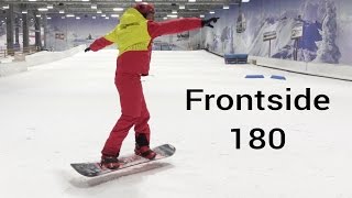 Snowboard Frontside 180°