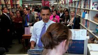 Raw Video: President Obama in Iowa Bookstore