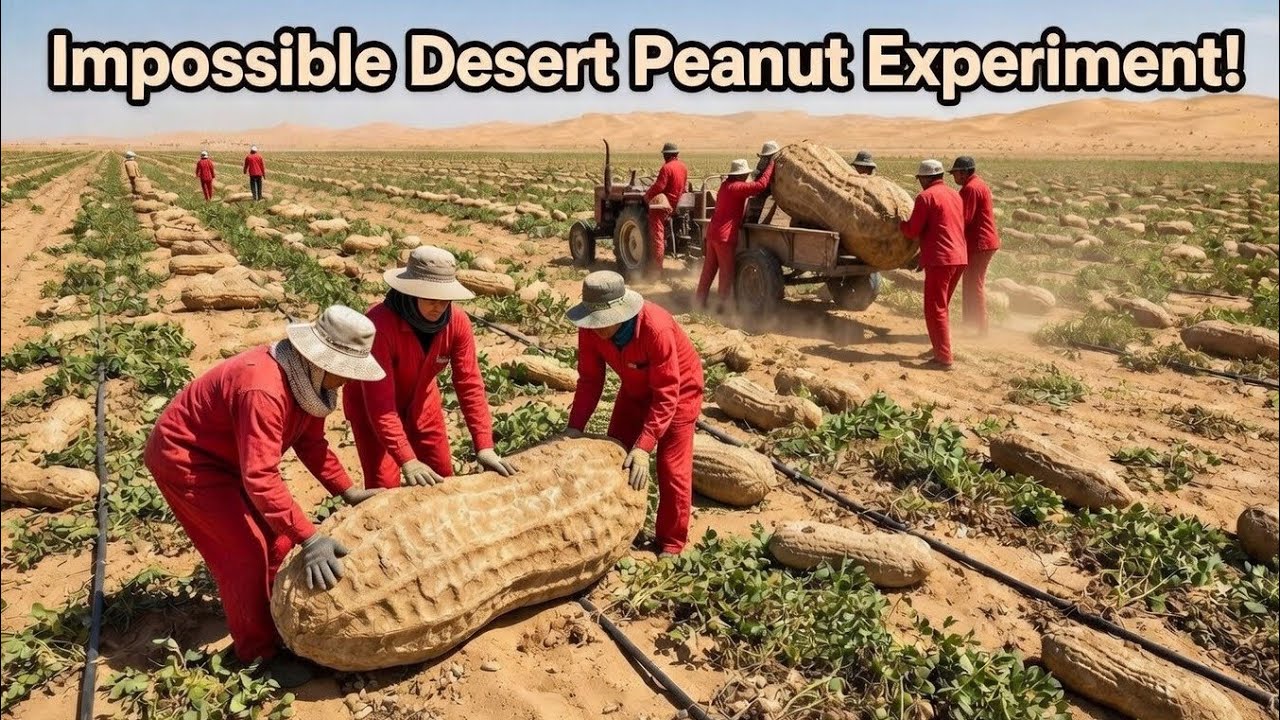Unbelievable! They Tried Growing Peanuts In The Desert - The Results Shocked Everyone