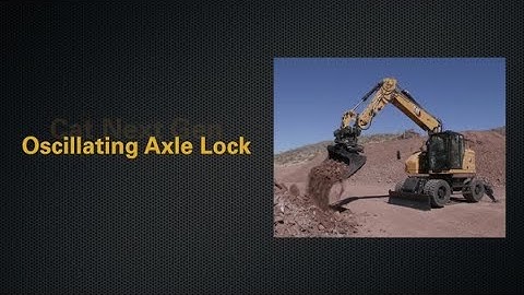 Cat® Next Generation Wheeled Excavator - Oscillating Axle Control