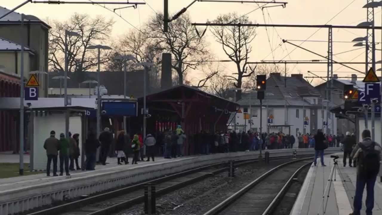 25. Jubiläum der Wiedervereinigung . Es dampft in Pasewalk 28.11.2015