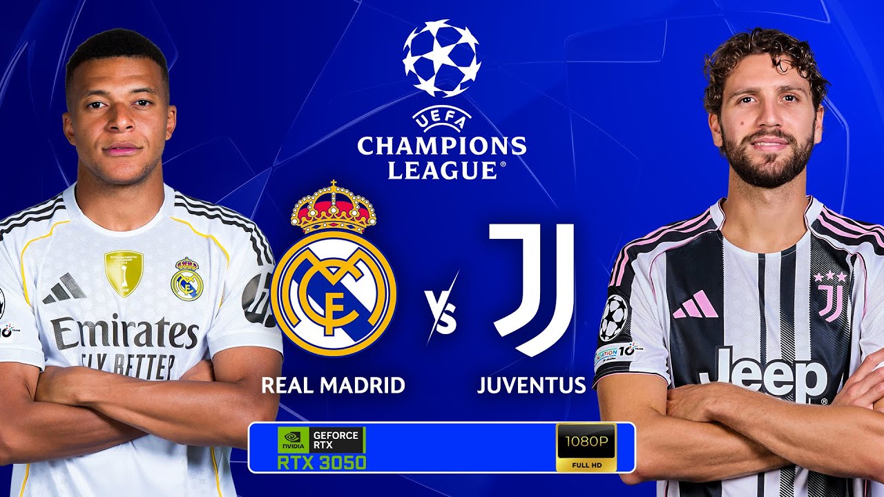 Real Madrid vs Juventus.|  Champions league 2025 | HIGHLIGHTS | Gameplay| FC25