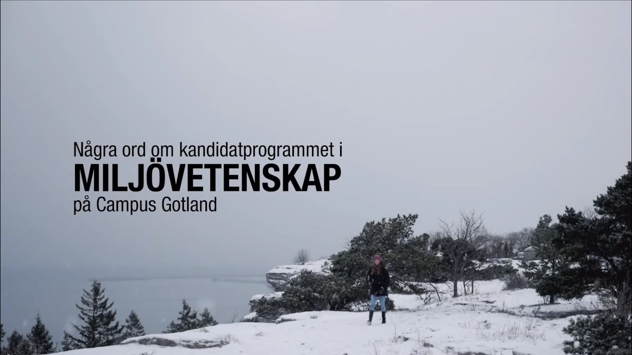 Kandidatprogram i miljövetenskap