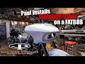 Paul INSTALLS a SHARKNADO Fairing on a FatBob!