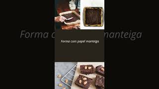 Brownie fitness sem farinha e sem açúcar refinado #browniefit #semacucar #fitness