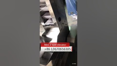 1 liter hopper z type bucket chain elevator