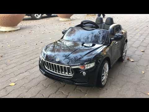 Обзор детская машинка машина электромобиль Мазерати Леванте Maserati Levante