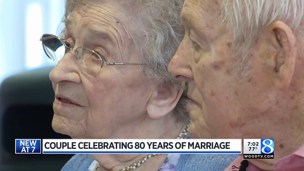 Grand Rapids couple celebrates 80th wedding anniversary
