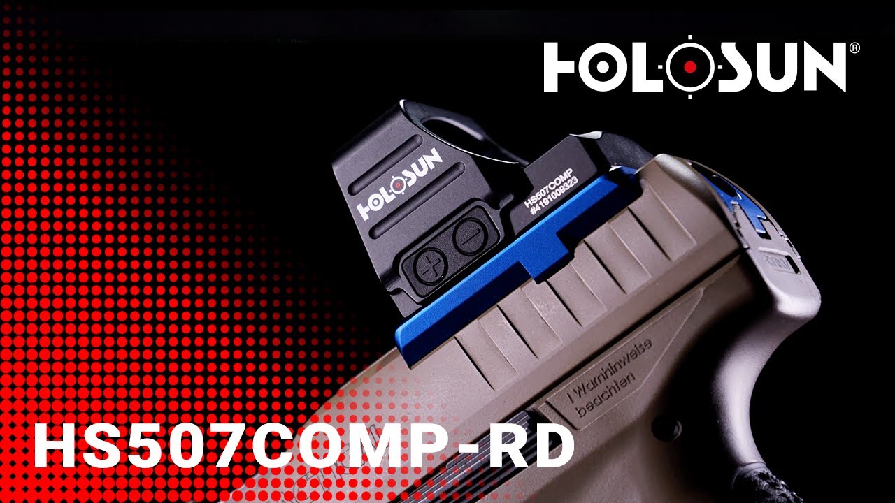 Holosun HS507COMP open reflex red dot sight switchable 2MOA dot, 8 