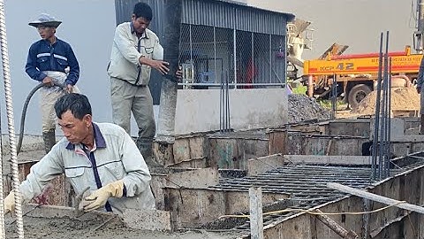 đổ bê tông móng tại ninh tiến - tp ninh bình | Kiến Trúc Osaka Ninh Bình