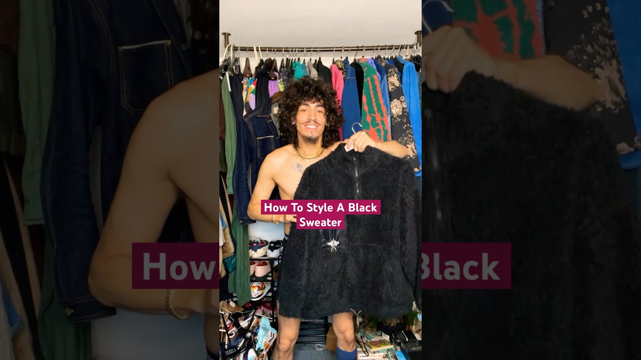 How To Style Black Sweaters 