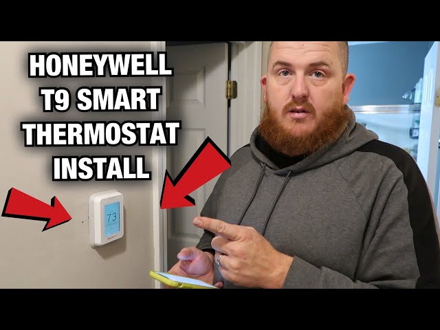 HONEYWELL T9 SMART THERMOSTAT INSTALL - YouTube