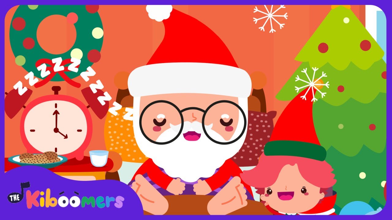 DON'T WAKE SANTA Freeze Dance 🎅 Christmas Game Song for Kids | The Kiboomers