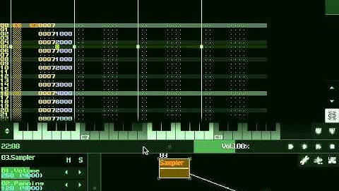SunVox: sample offset (sample slicing)