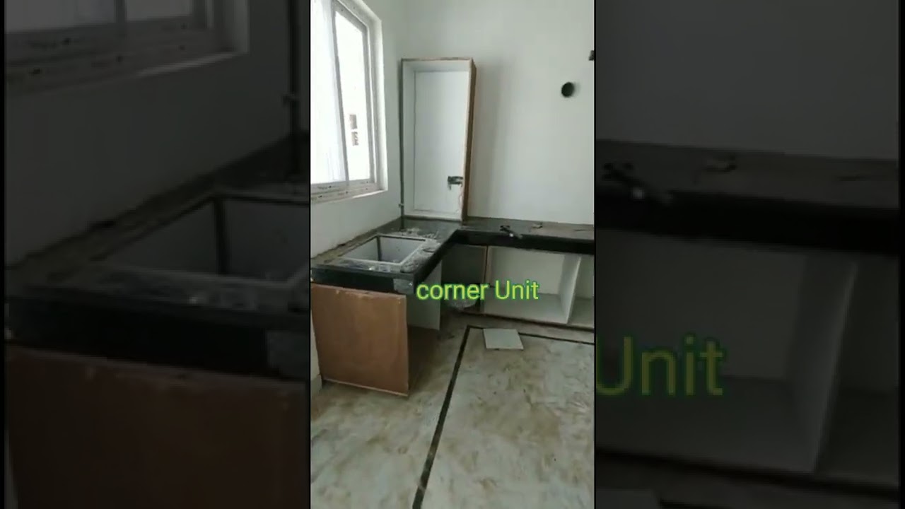 Semi-Modular Kitchen Designing Carpentry work Initial Stage 