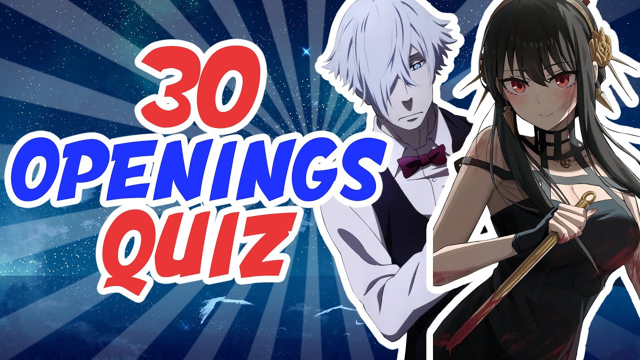 Anime Opening Quiz but There is Only Instrumental (30 Openings) - YouTube