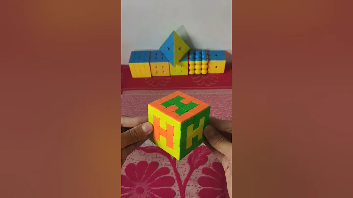 beautiful pattern in 5x5 Rubik's cube #shorts