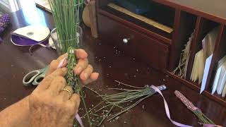 How to make a lavender wand