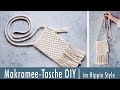 Makramee Tasche im Hippie Style | DIY | Umhängetasche Schritt für Schritt Anleitung