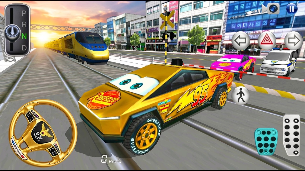 3D Driving Class Simulation - Funny Police Officer Refuel His Super Car Crazy Driving Gameplay Ep 09