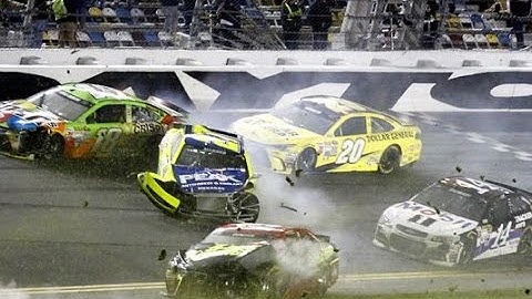 Nascar Sprint Cup 2015 All Crashes Compilation
