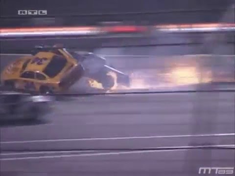 Kevin Wood and Todd Burns 2001 Late Model Wreck at Irwindale