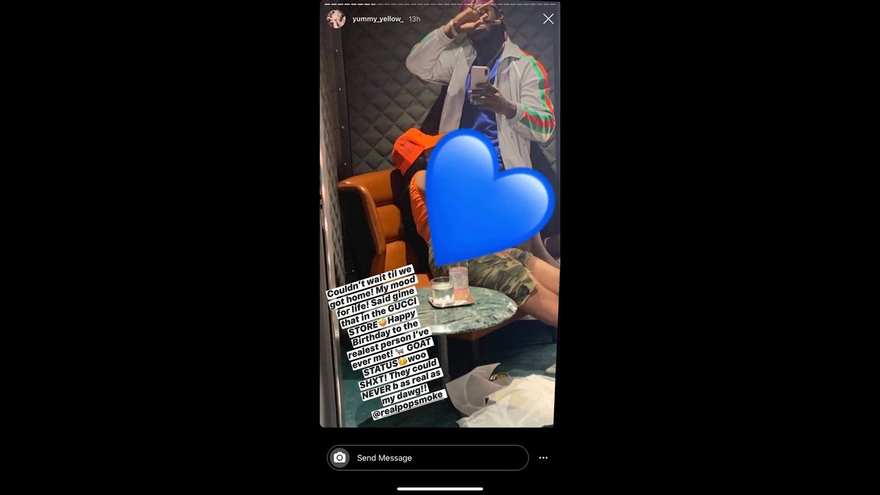 Pop Smoke S Gf Yummy Yellow Sucks The Woo Reaction Youtube