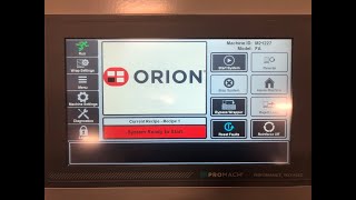 User Friendly Touchscreen HMI  - Orion IntelleVue HMI