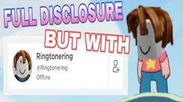 Steven Universe Full Disclosure Song But With Roblox Usernames