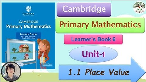 Cambridge Primary Maths LB 6 Exercise 1.1#cambridgecurriculum #mathematics #P6