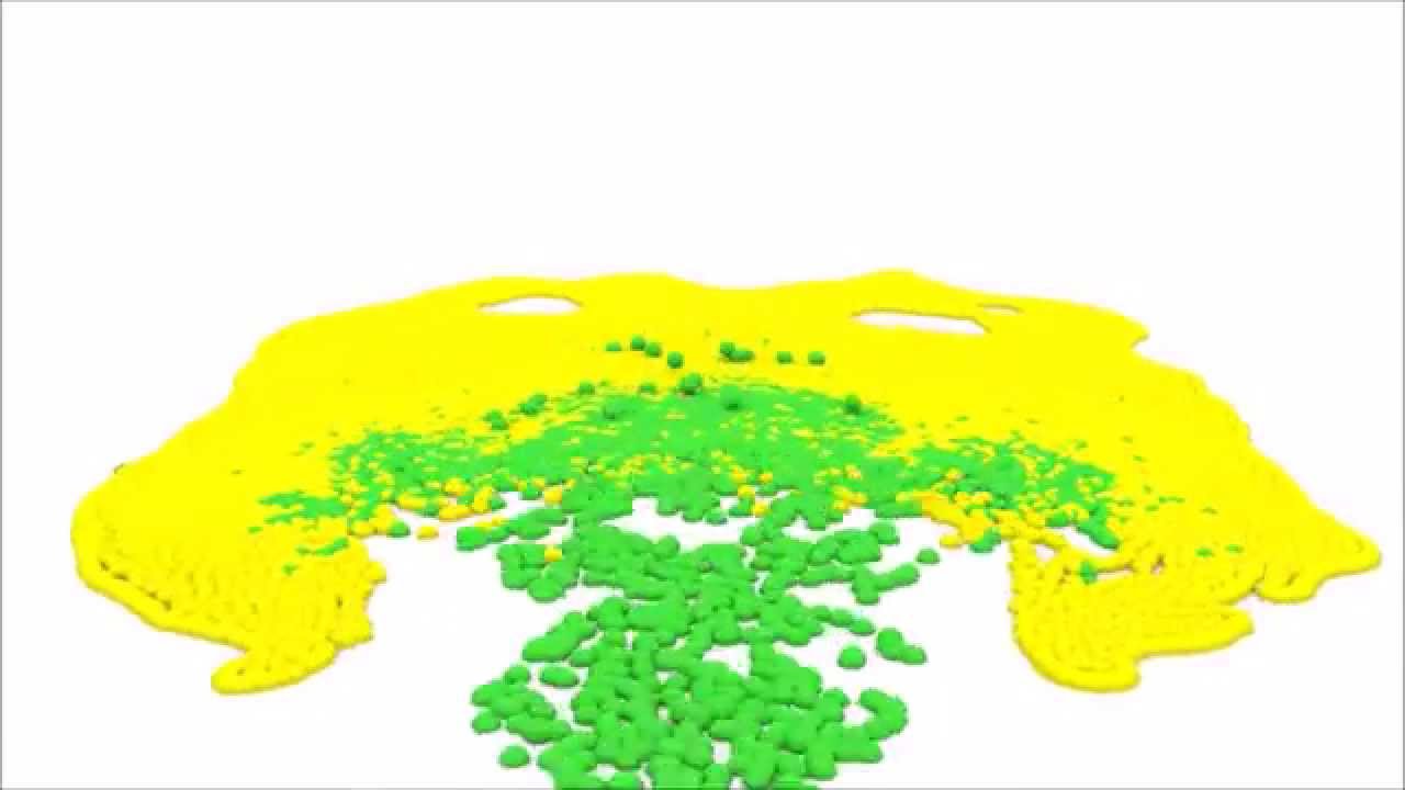 Realistic Particle Fluid Simulation - Blender - YouTube