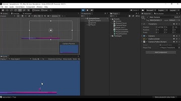 2D Platformer Game in Unity and C# from Scratch pt. 5 Camera Follows Player
