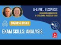 Exam Skill of Analysis | A-Level Business Basics
