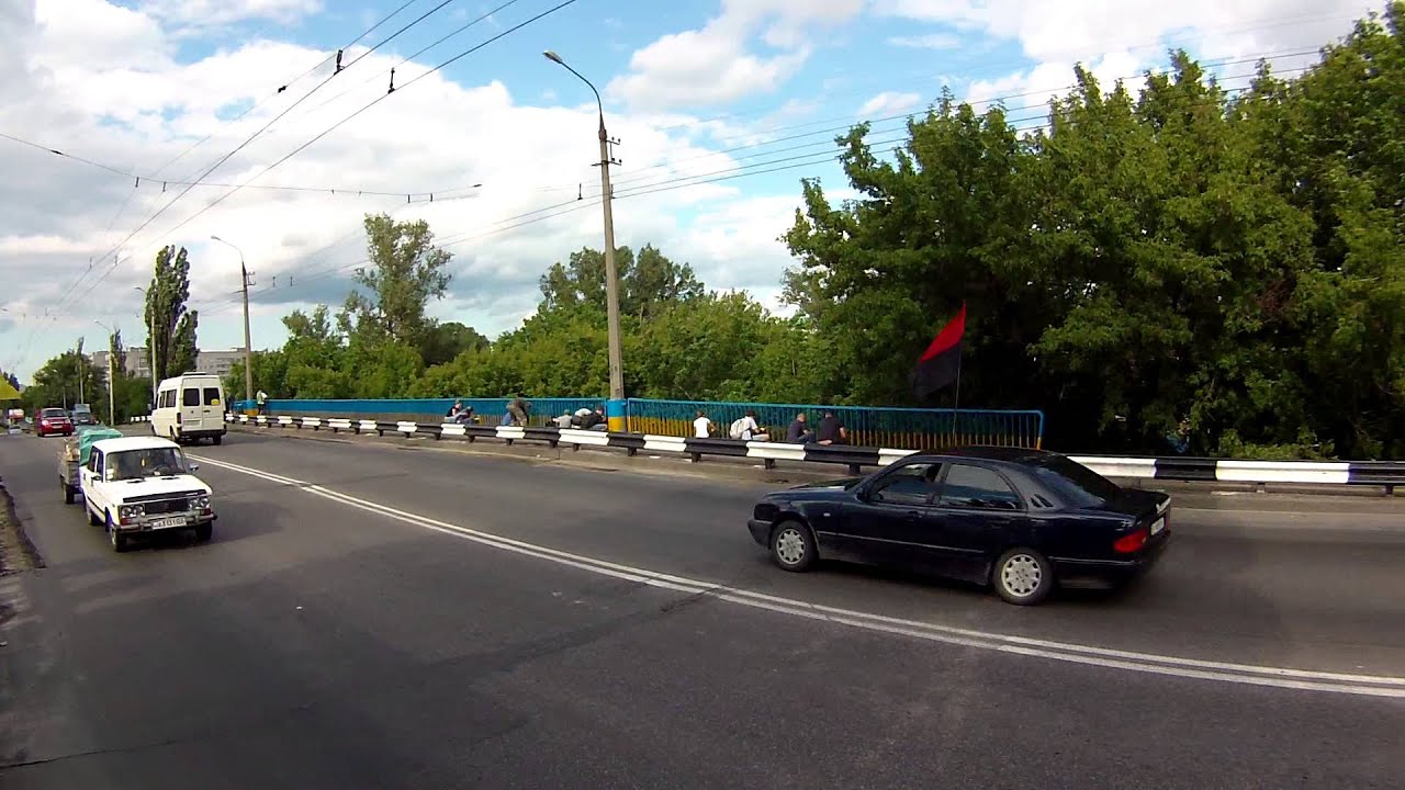 Кременчуг, Пивзаводовский мост раскрасили