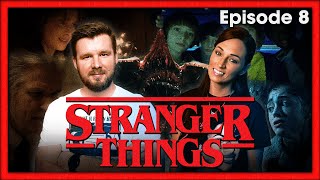 My wife watches Stranger Things for the FIRST time || Season 1 Finale
