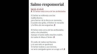 EL SEÑOR ESTÁ CERCA DE LOS ATRIBULADOS Y ANTÍFONA CRISTO JESÚS DE TAIZÉ