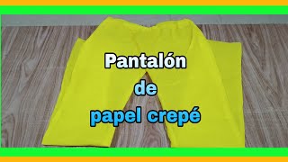 Cómo hacer un pantalón de papel crepé by Miss Mony 946 views 1 month ago 5 minutes, 47 seconds