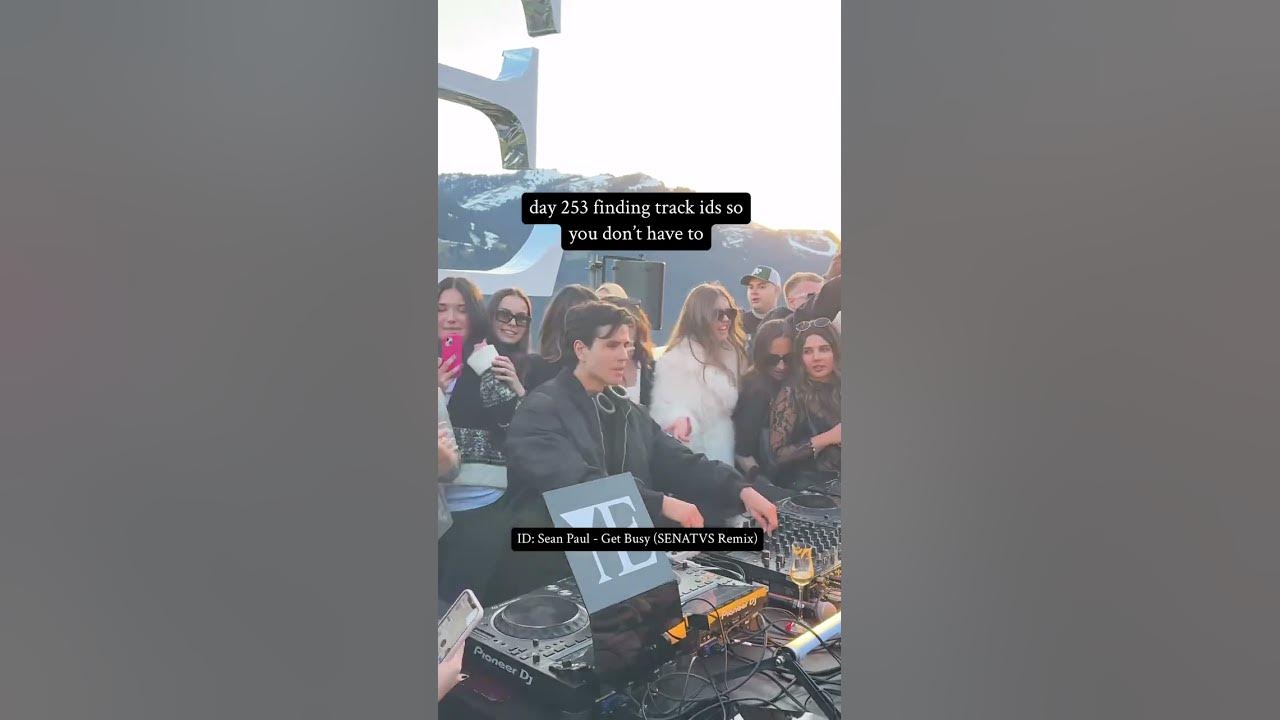 ID: Sean Paul - Get Busy (SENATVS Remix) #housemusic #waterboi