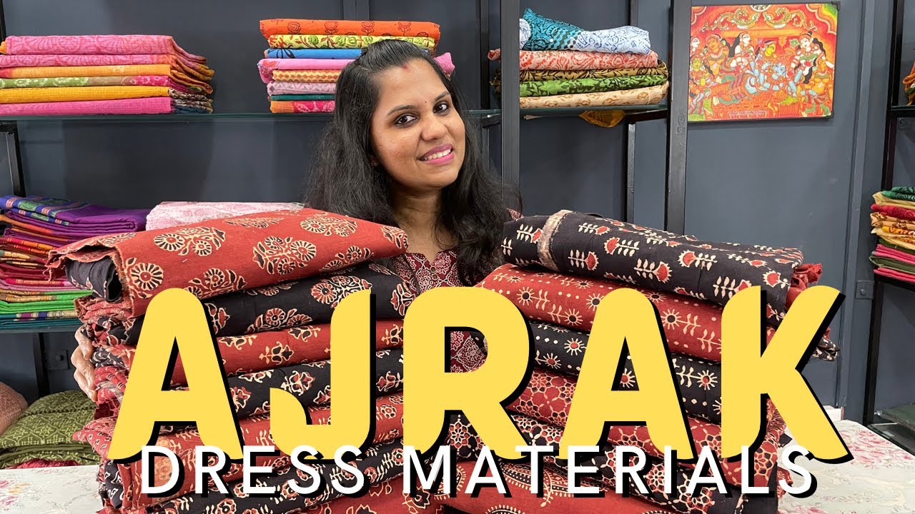 Ajrak Dress Materials YouTube