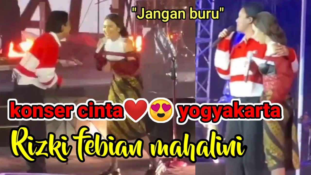 Mahal Ini Rizki Febrian 🔴 live Konser Rizki febian mahalini yogyakarta 27 februari 23 - YouTube