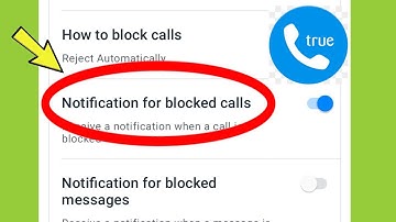 Truecaller || Notification Off for Block Call Received notification when call is block
