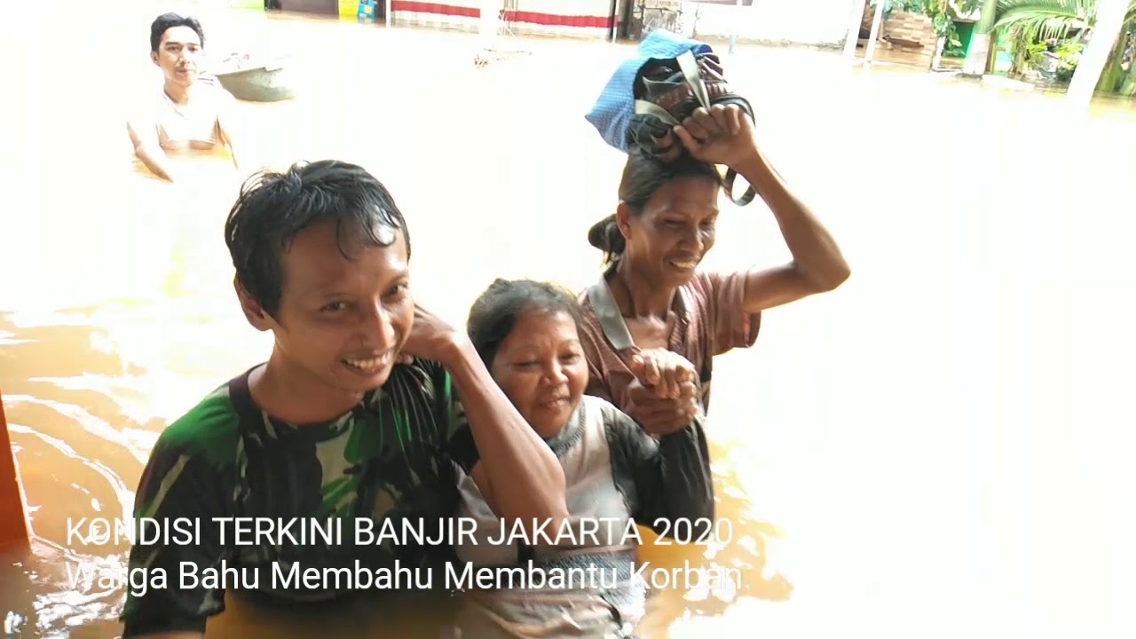 Kondisi Terkini Banjir Jakarta 2020 - YouTube