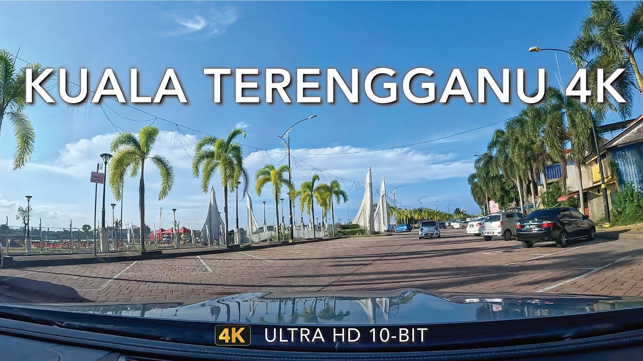 Driving Kuala Terengganu in 4K Ultra HD - Bukit Losong to Pantai Teluk Ketapang