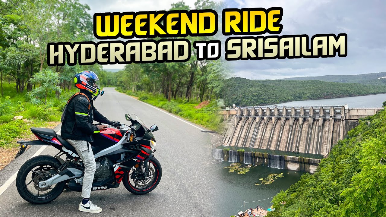 Hyderabad to Srisailam | weekend ride | ghat roads 😱 | Chandu manoj