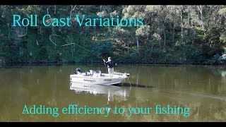 Roll Cast Variations, standard, roll cast pick-up and roll cast waterhaul pickup
