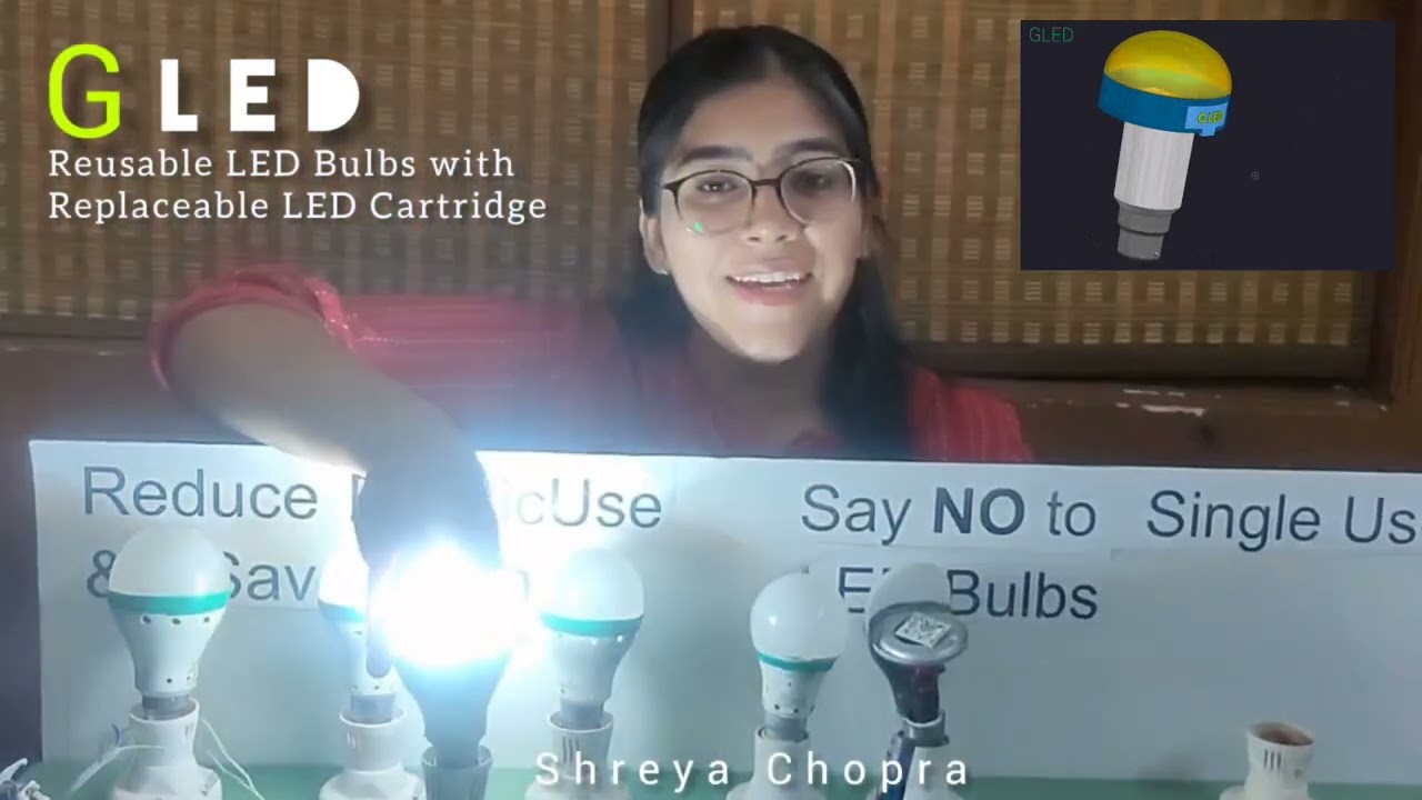 GLED - Reusable LED Bulb with Replaceable LED Cartridge ( Patented Methodology)