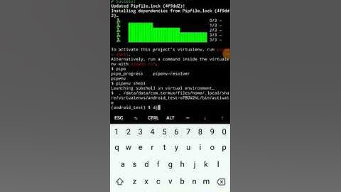 Django server on Android
