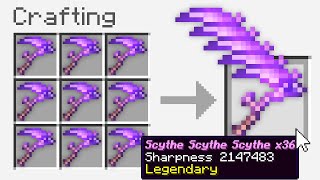 Minecraft UHC but you can craft a 'Netherite Scythe'..