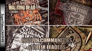 The Walking Dead: Known Communities & Their Leaders (Season 7)